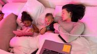 Kylie Jenner with her kids (Image via Instagram@kyliejenner)